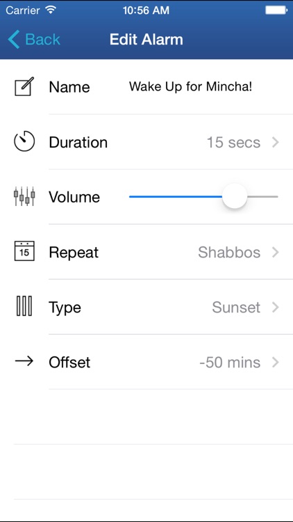 Shabbos Clock screenshot-3