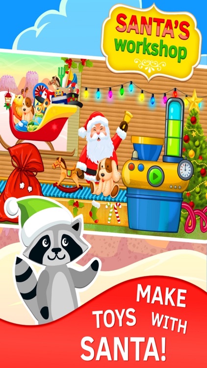 Santas Workshop Christmas games for kids. Premium