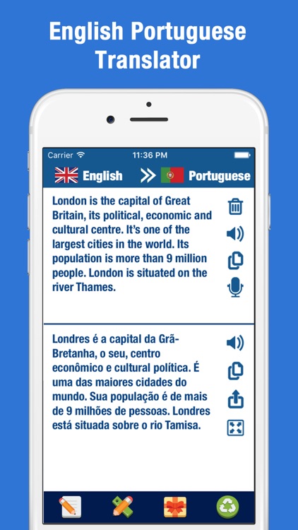 Portuguese English Translator and Dictionary