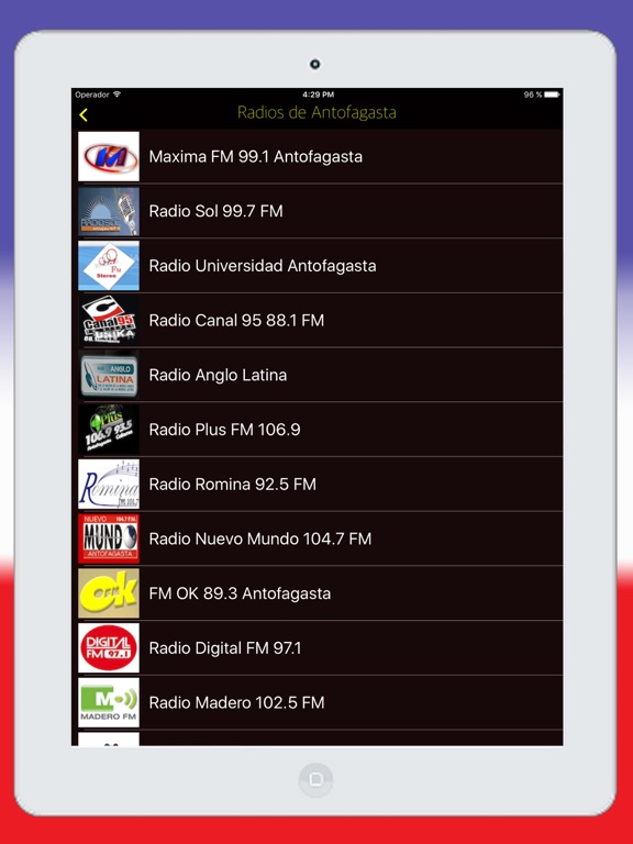 Radios de Chile Online FM & AM - Emisoras Chilenas screenshot 3