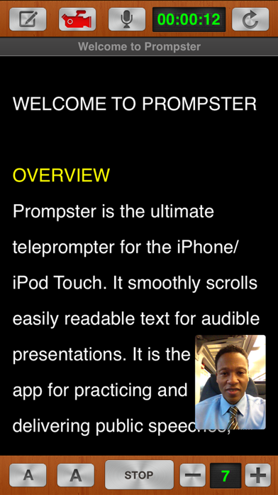 How to cancel & delete Prompster™ - Teleprompter from iphone & ipad 1