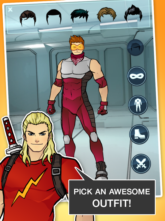 Super Hero Games - Create A Character Boys Games 2 для iPad