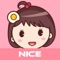Yolk Girl - Cute Stickers by NICE Sticker