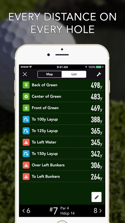 Golf GPS by GolfLogix Scorecard + Rangefinder
