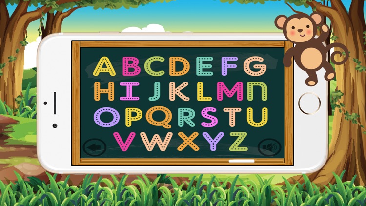 ABC Animals Alphabet Tracing Flash Cards for Kids