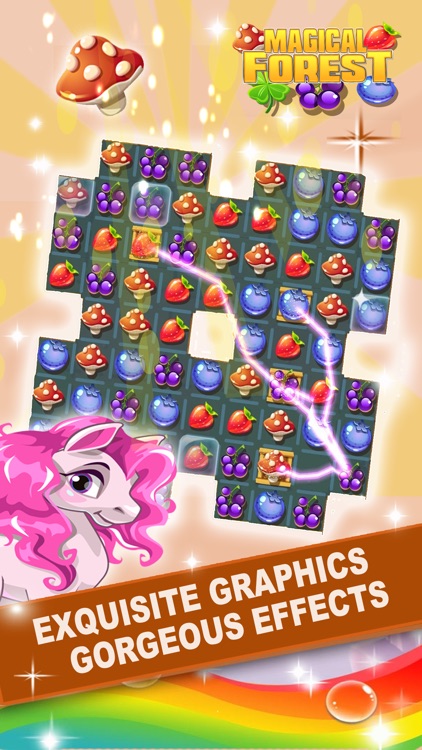 Fantasy Magical Forest - Match 3 Puzzle Game screenshot-3