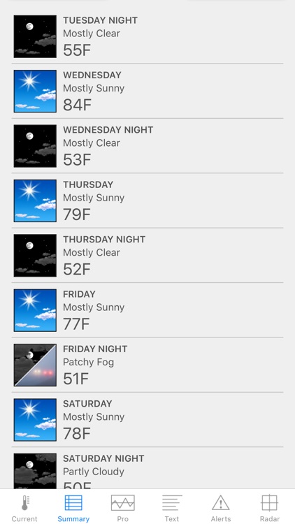 Wx for iPhone