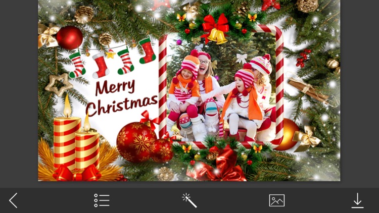 Xmas Santa Frame - Design scrapbook