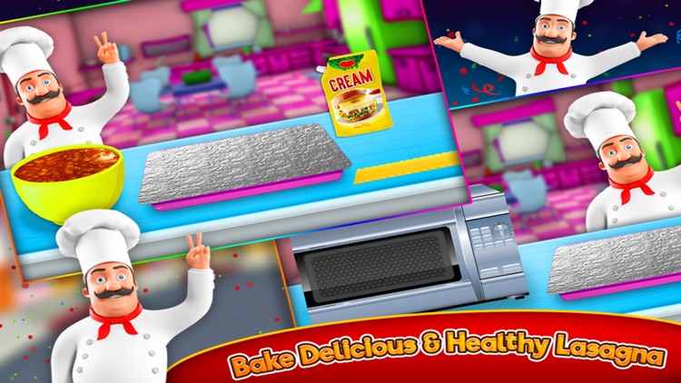 Cooking Baked Lasagna Chef - Tasty Home Recipes screenshot-3