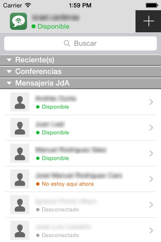 Mensajería Junta screenshot 2