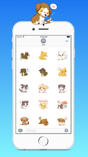 Cute Dog Sticker(圖2)-速報App