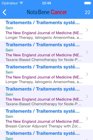 Nota Bene Cancer (scientific articles) screenshot 3