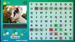 Game screenshot cWords - search hidden words puzzle with pictures apk