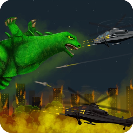 Finger flap zila:A nyan dragon's flappy story of rise, fall,revenge,party,smash bullet to death-resurrections edition iOS App