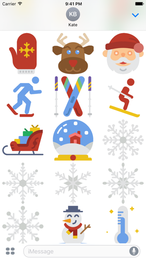 Winter Is Here GIF Stickers for iMessage