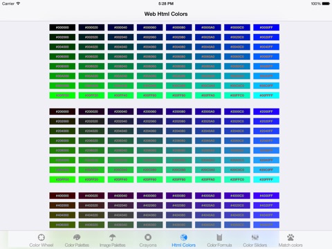 Color Dictionary HD screenshot 4