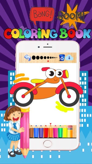 Vehicle color book free crayon games for toddler 2(圖4)-速報App