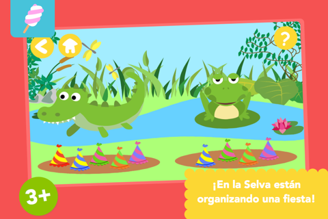 Math Tales - The Jungle: Rhymes and maths for kids screenshot 2