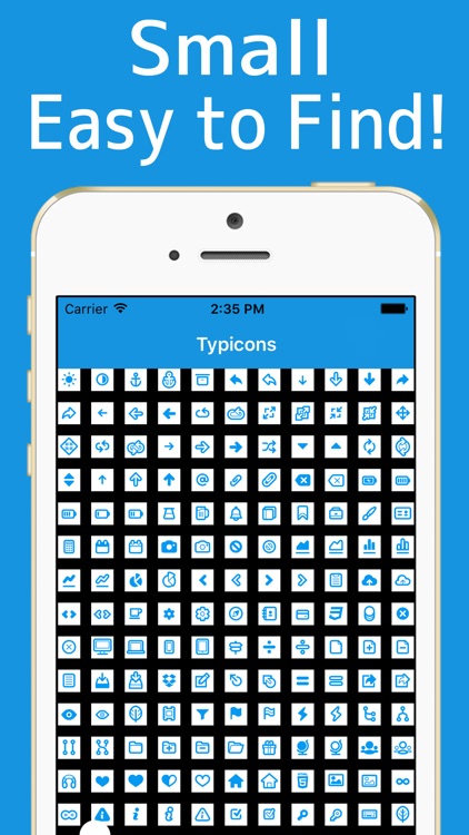 Typicons Cheatsheet - Icon Font with tagline screenshot-3