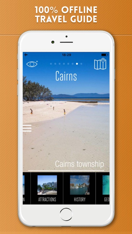 Cairns Travel Guide and Offline Street Map