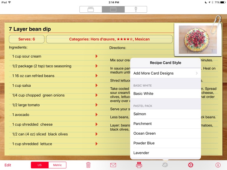 Recipe Manager - Serving Sizer