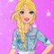 It's a free girls makeup and dress-up salon game