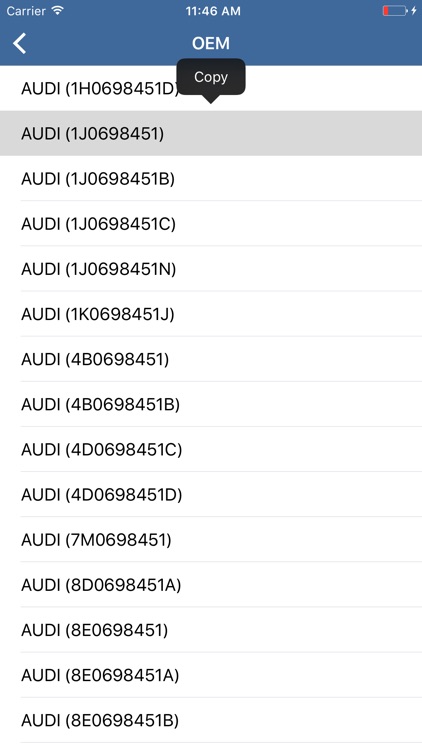 Volkswagen Parts - ETK, OEM, Articles spare parts screenshot-4