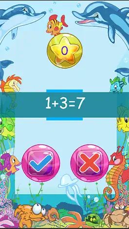 Game screenshot Touch Math Think Answer True or False - Learning apk