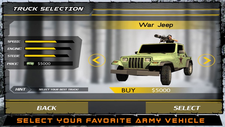 US Army Truck Driver Battle 3D- Driving Car in War screenshot-2