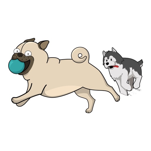 Chat Dogs: Puppy Stickers for iMessage Texting iOS App