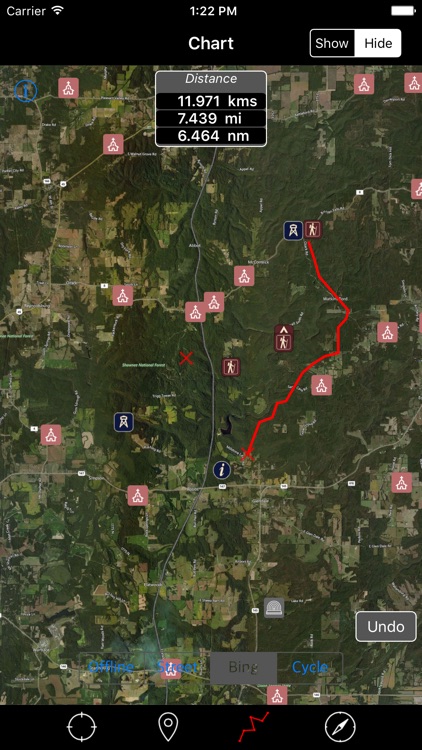 Shawnee National Forest – GPS Offline Navigator