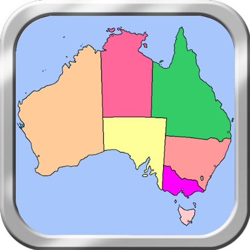 Australia Puzzle Map