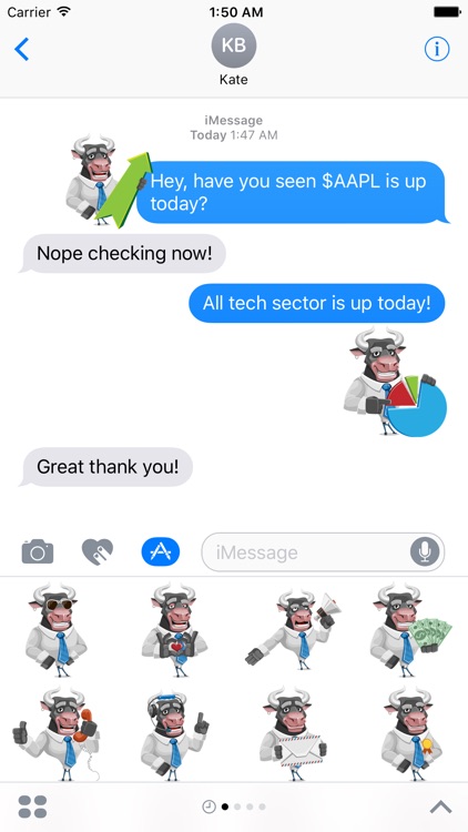 WALL STREET Emoji for iMessage - Stock Market Pack