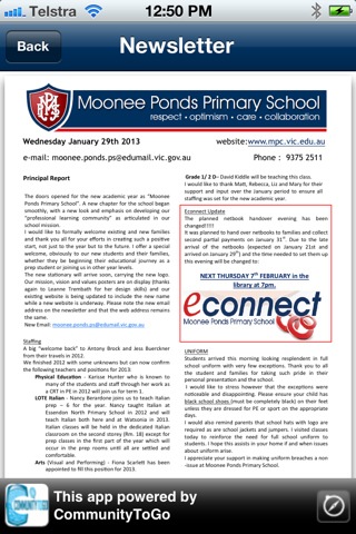 Moonee Ponds Primary School screenshot 2