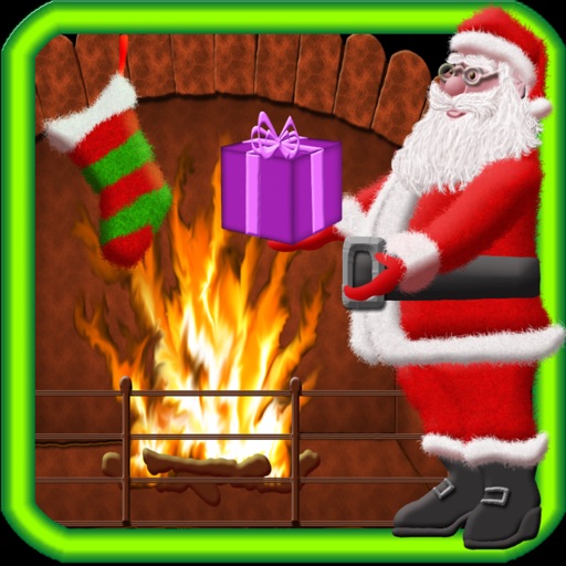 Santa Visit On Christmas Eve - Gifts In Stockings icon