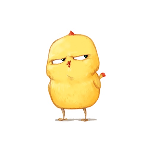 Grumpy Bird Stickers icon