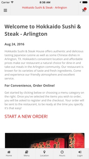 Hokkaido Sushi & Steak - Arlington Online Ordering(圖1)-速報App