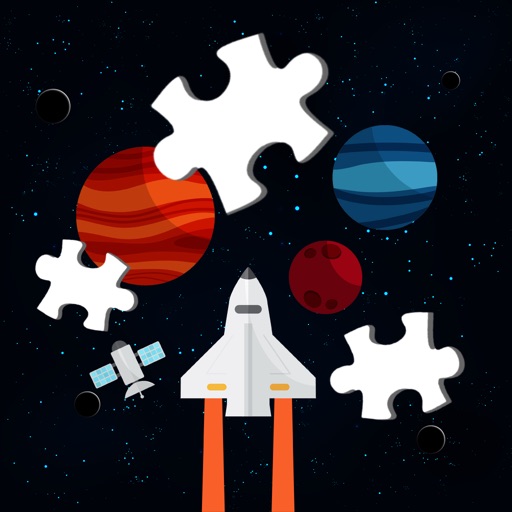 Spaceship Galaxy Puzzle & Mars Space Jigsaw Game icon