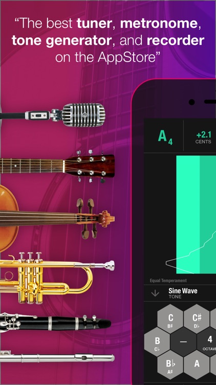 Tunable: Tuner, Metronome, and Recorder screenshot-0