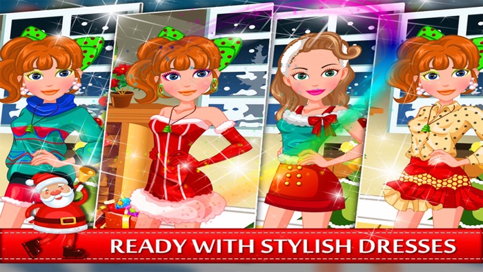 Christmas Girl - Salon, Makeover And DressUp