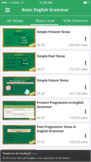 Basic English Grammar - All Tenses and lessons ESL(圖2)-速報App