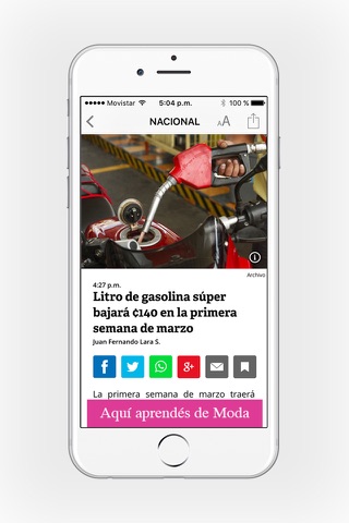 La Nación Costa Rica screenshot 2