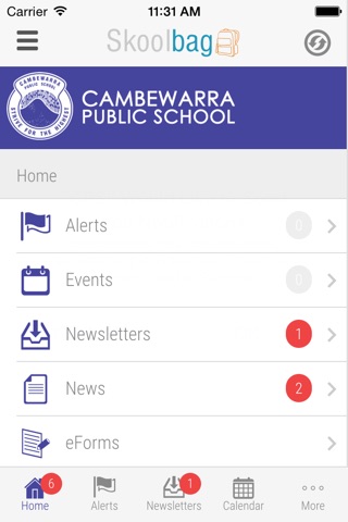 Cambewarra Public School - Skoolbag screenshot 2