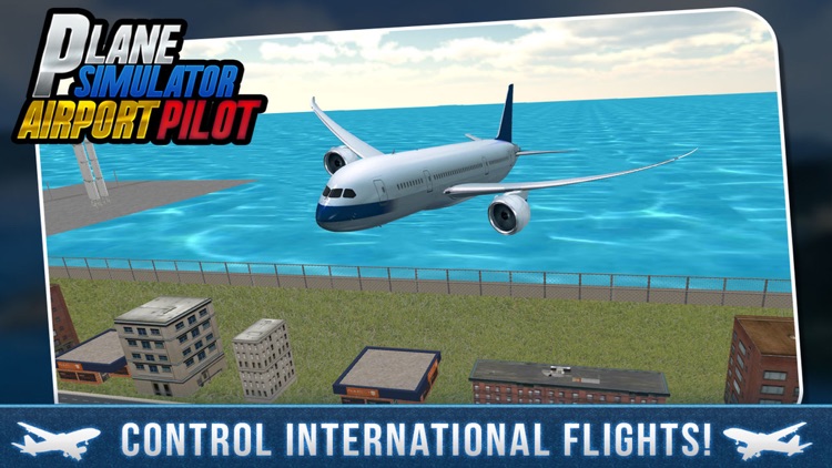 Real Airport City Air Plane Flight Simulator screenshot-4