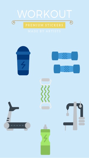 Workout Stickers - Lean machine(圖1)-速報App