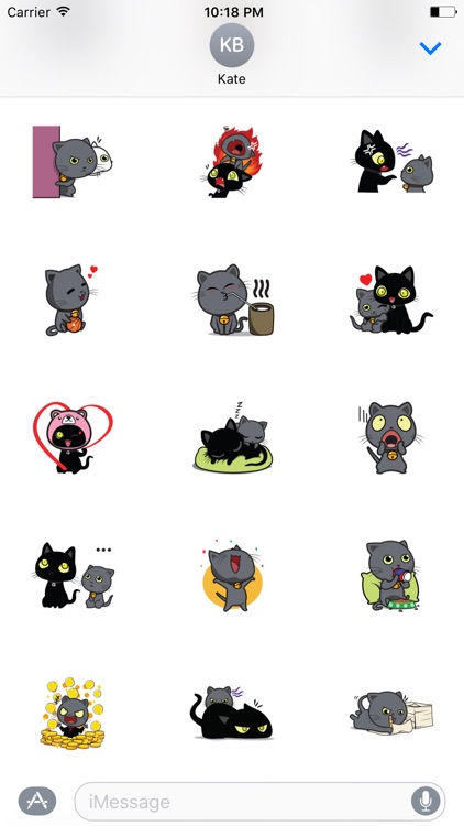 Black Cat Sticker