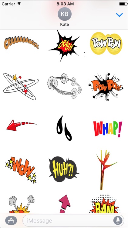 Comic Stickers HD screenshot-4