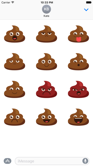 Poo Poo Stickers