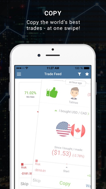 SwipeStox - Social Trading for Stocks, CFDs Forex