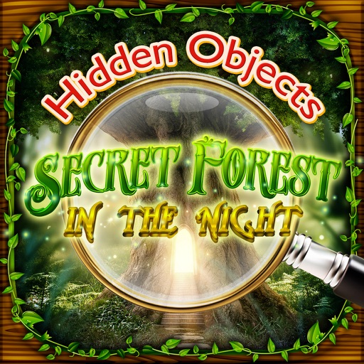 Hidden Objects Secret Forest in the Night Games icon